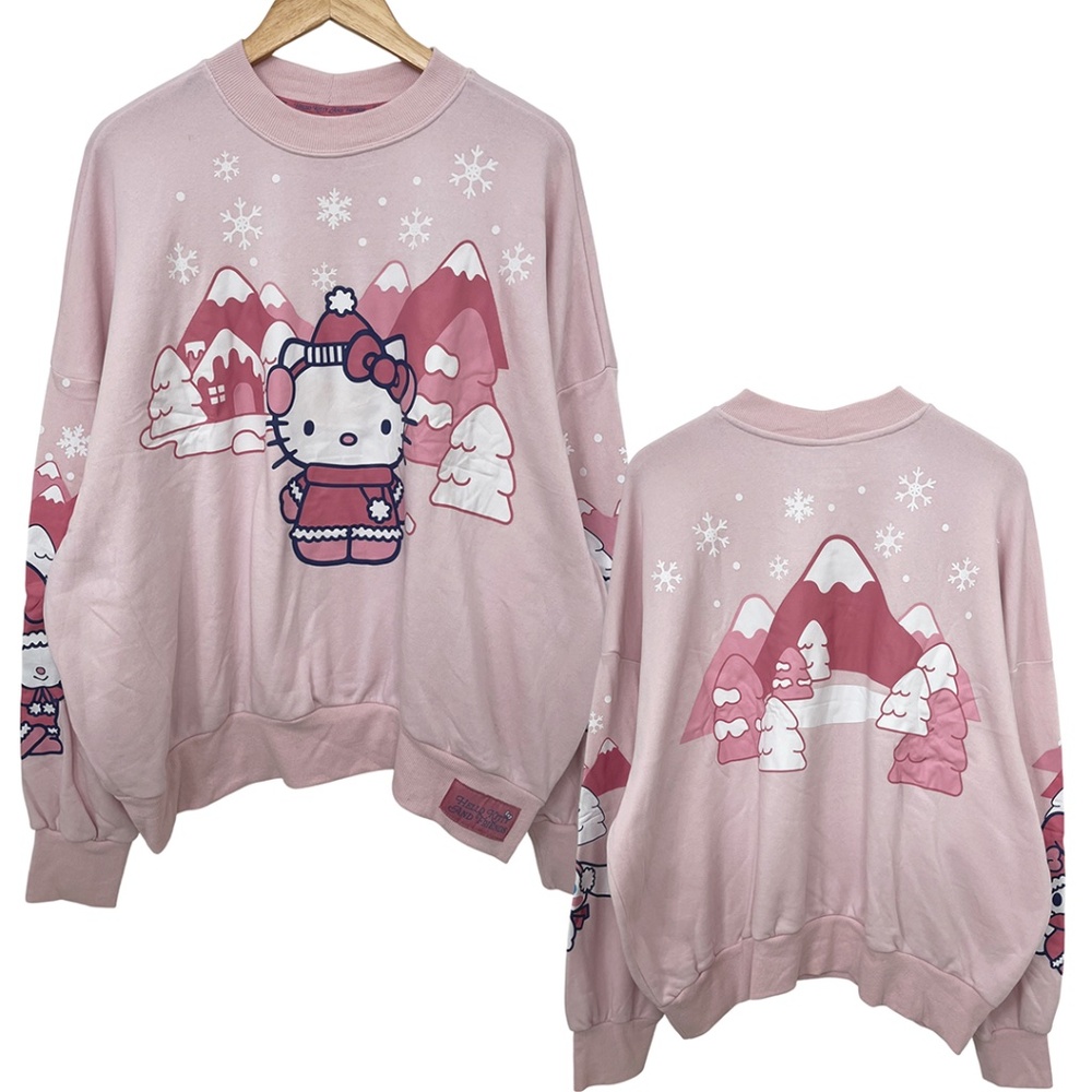 NWT Hello Kitty Winter Holiday Sweatshirt Women’s XXL